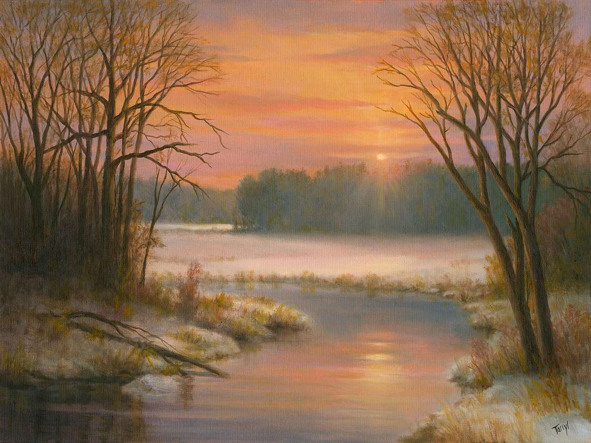 Warm Winter's Sunset by Tarryl Gabel 