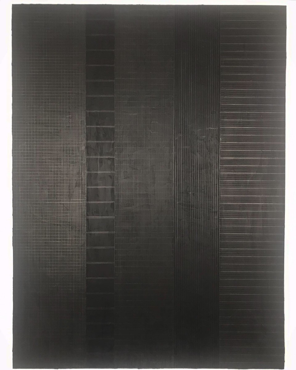 Untitled (black verticals) by Joseph Shetler 