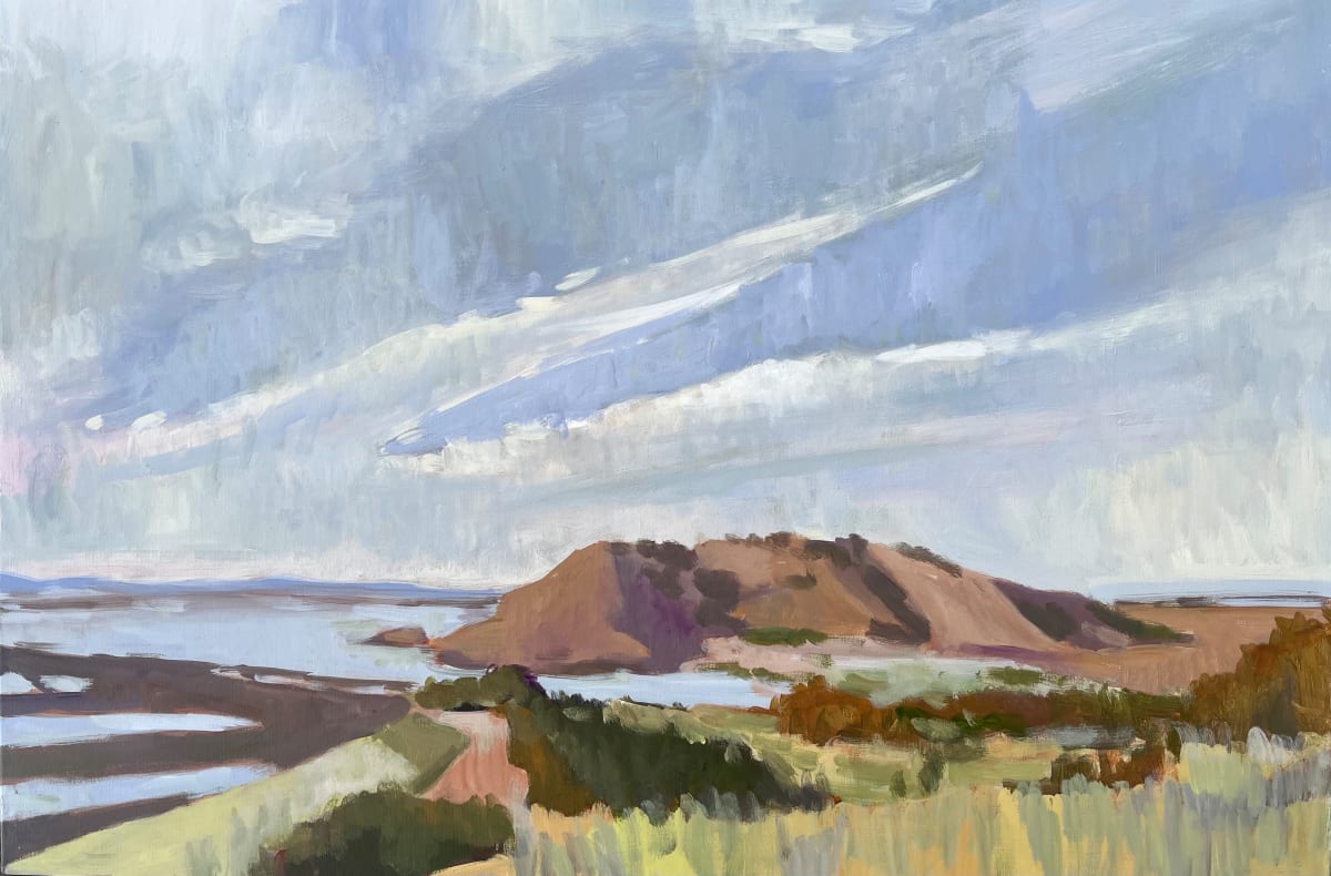 Don Edwards by Nancy Benton  Image: Don Edwards, Clouds, Acrylic