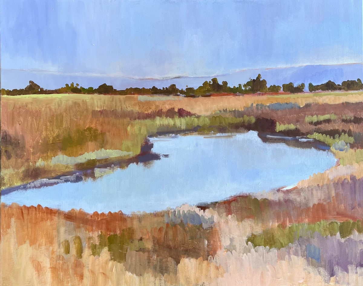 Marshland by Nancy Benton  Image: Coyote Point, Marshes, Acrylic