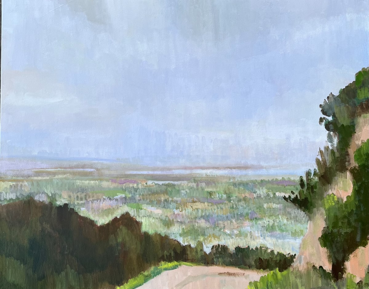 View From Mission Peak by Nancy Benton  Image: Mission Peak, Acrylic