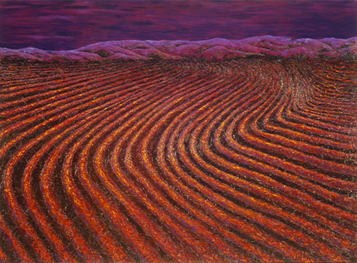 Al-Khemi (The Land) pastel by Merrilyn Duzy 
