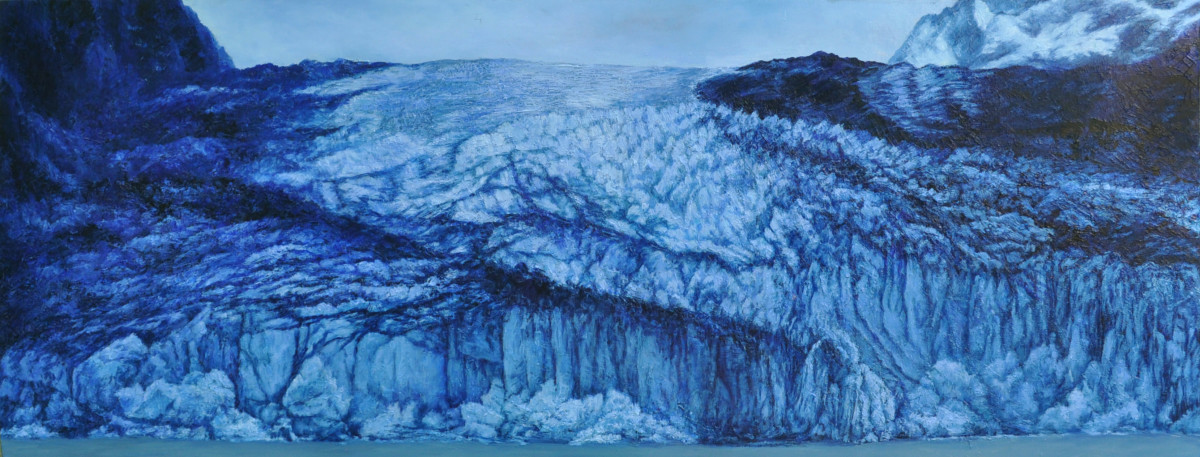 Blue Glacier by Merrilyn Duzy 