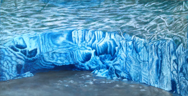 Calving Glacier by Merrilyn Duzy 