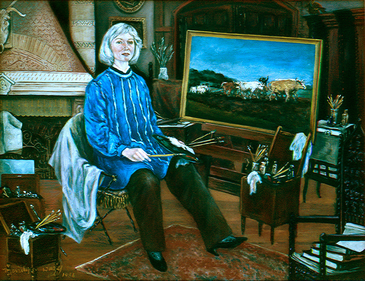 Donna Linder as Rosa Bonheur by Merrilyn Duzy 