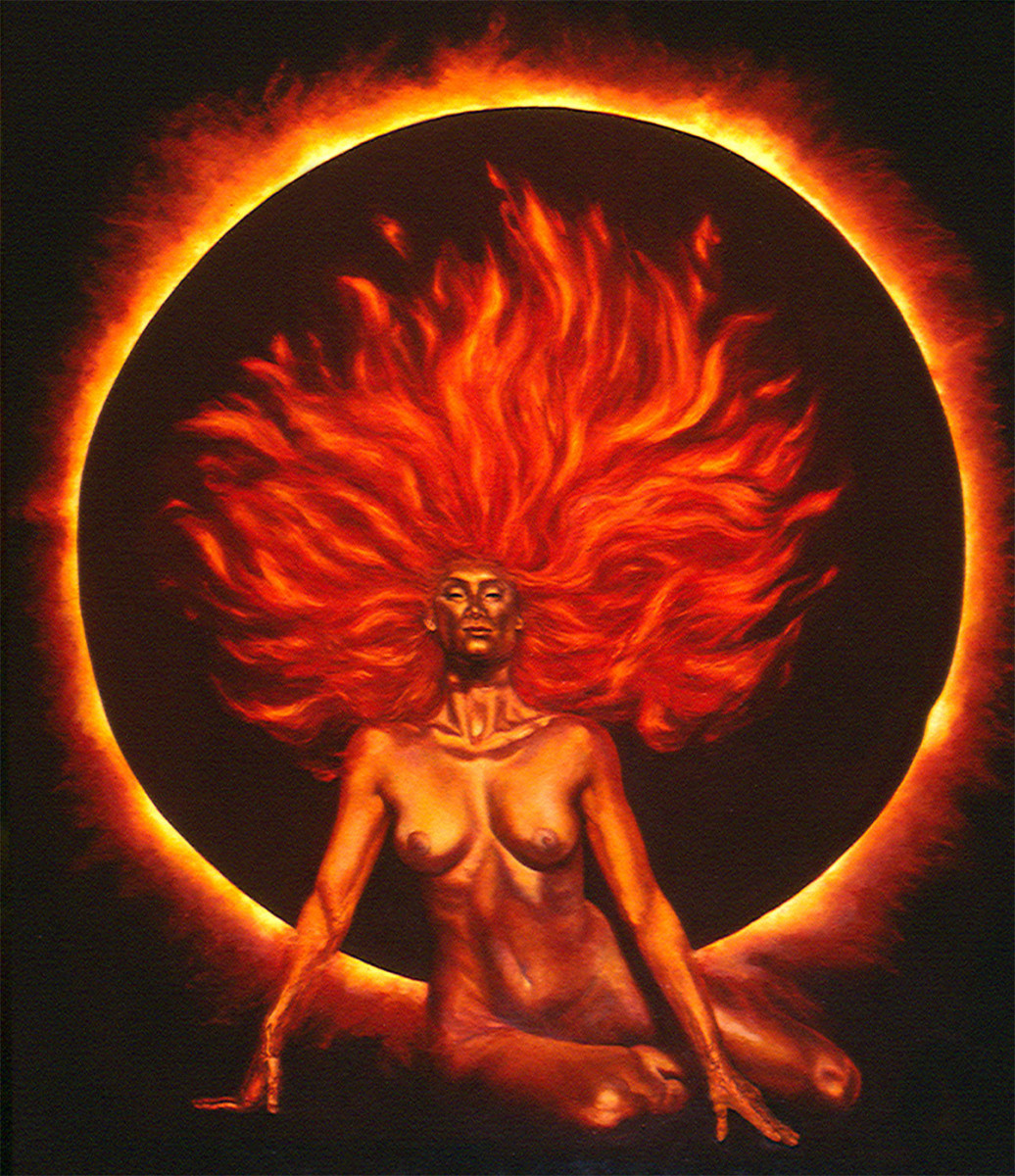 Fire Goddess by Merrilyn Duzy 