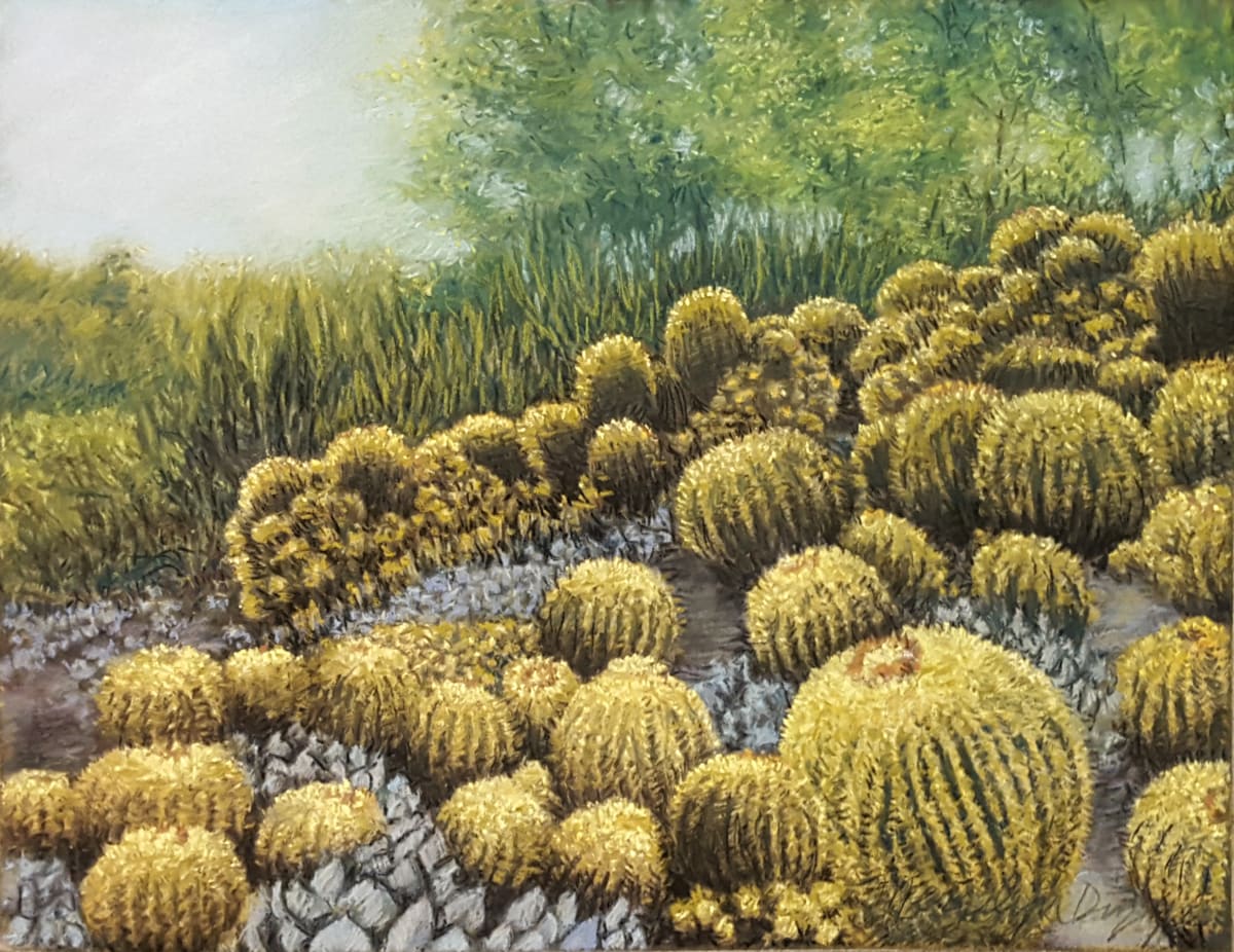 March of the Barrel Cacti by Merrilyn Duzy 