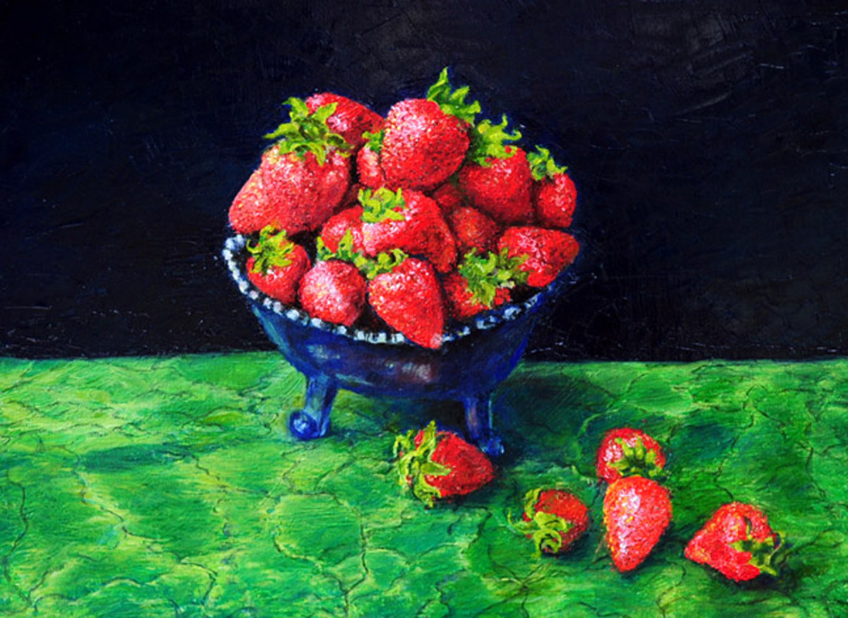 Strawberries by Merrilyn Duzy 