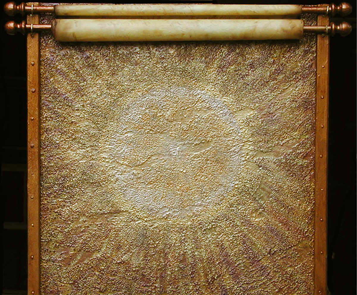 Language Series: Sunburst with Scroll (closed & open) by Merrilyn Duzy, Image 5.