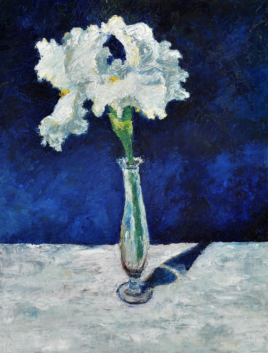 White Iris by Merrilyn Duzy 