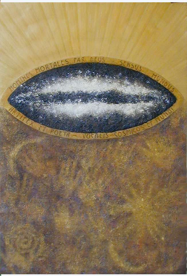 Cosmic Series #5 (Hands & Suns) by Merrilyn Duzy, Image 1.