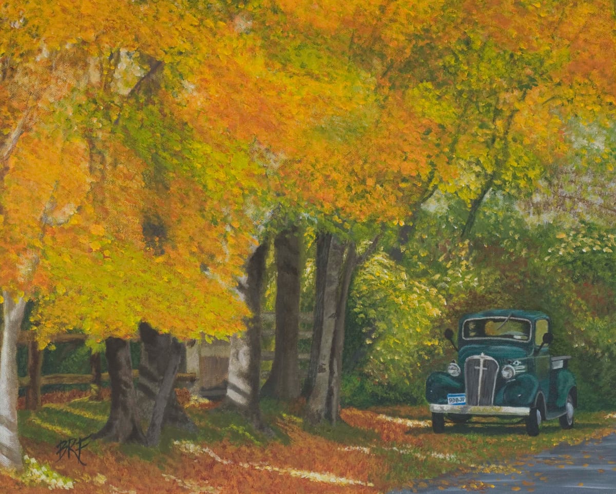ANTIQUE TRUCK by Brenda Francis  Image: One of my first paintings.  It was my first to be accepted into a juried show.  I had been painting for 5 months.  