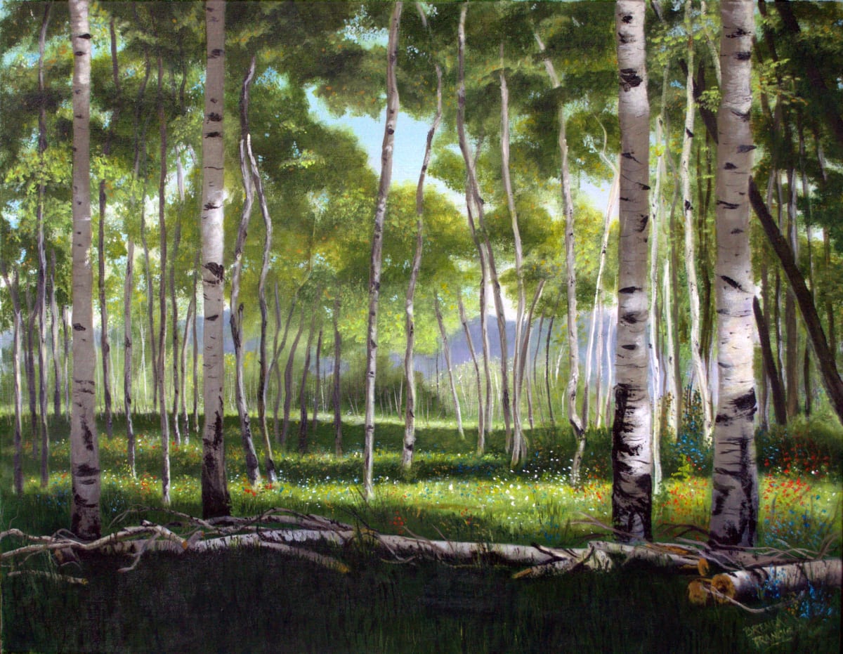 ASPENS IN THE SPRING by Brenda Francis, Image 1.