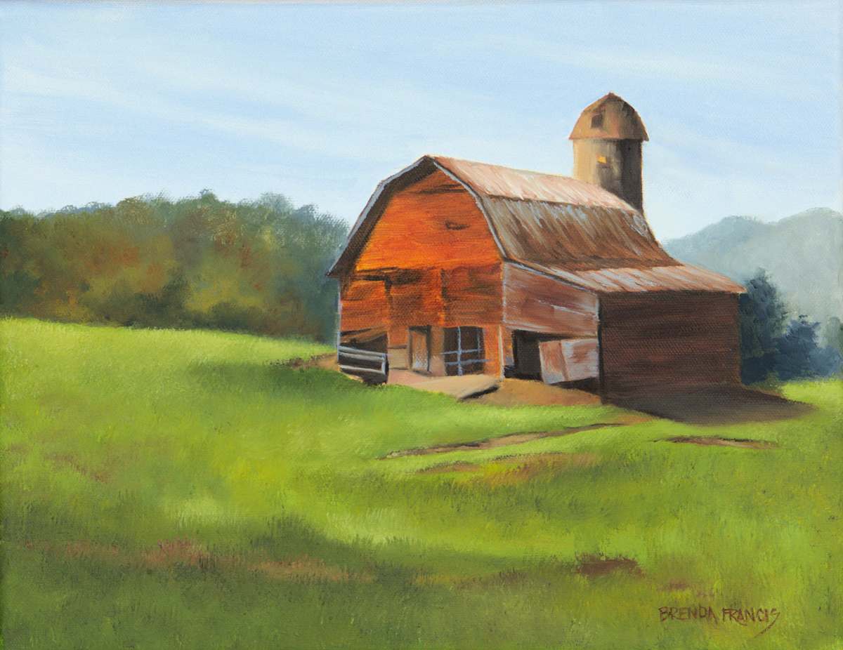 RED BARN STILL STANDING by Brenda Francis, Image 1.