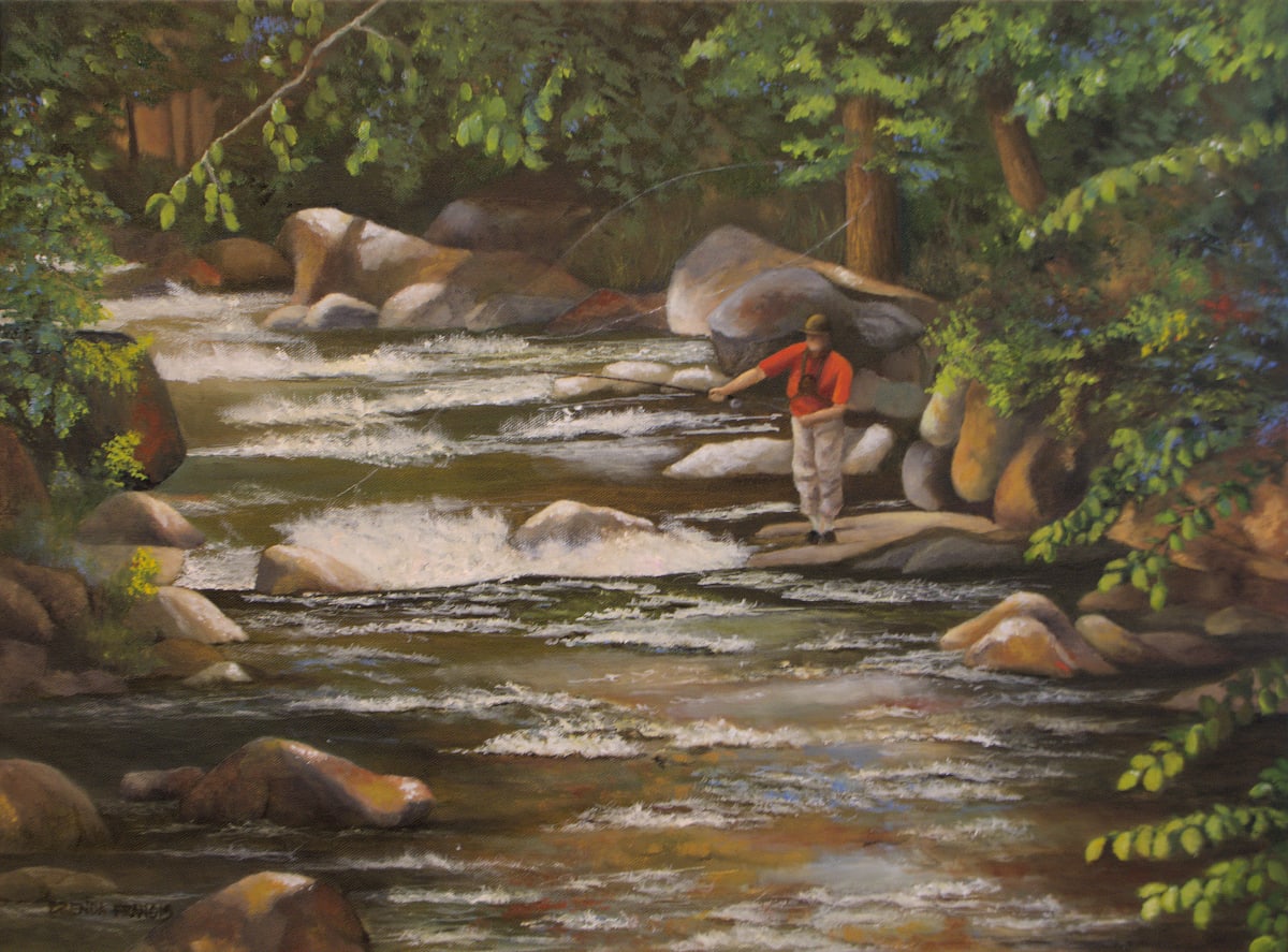 FLY FISHING ON TREMONT by Brenda Francis  Image: Tremont Road in Smokey Mountains