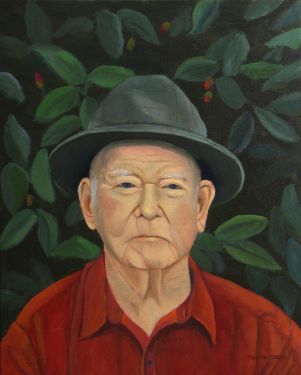 PAPA by Brenda Francis  Image: I think this was my first portrait attempt.  My grandfather who lived to be 96 and had a wonderful green thumb.  Created his own camellia varieties.  