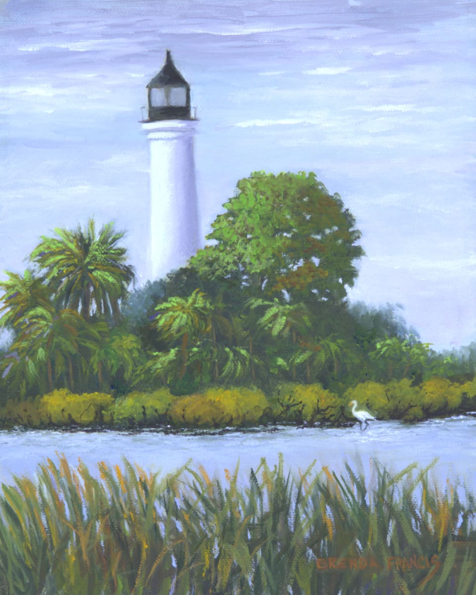 PLEIN  AIR - ST. MARKS by Brenda Francis  Image: Inaugural St. Marks National Wildlife Refuge Sponsored Plein Air Paint Out, Oct 2023