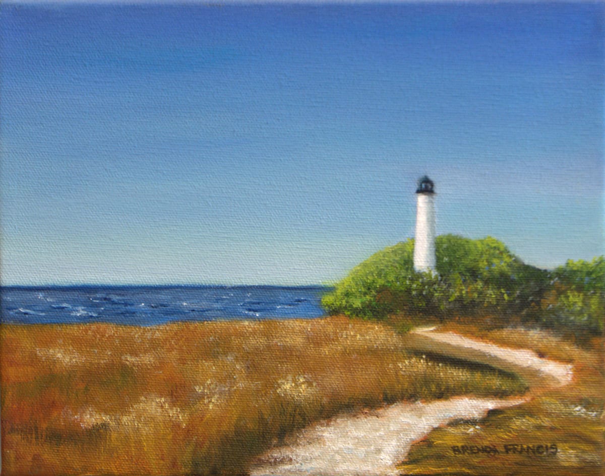 ST. MARKS LIGHTHOUSE II by Brenda Francis 