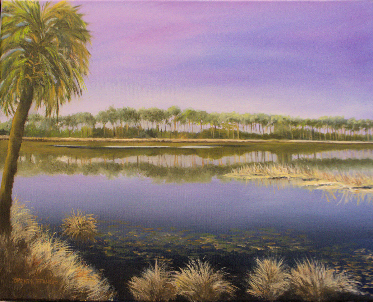 ST. MARKS PALM by Brenda Francis 