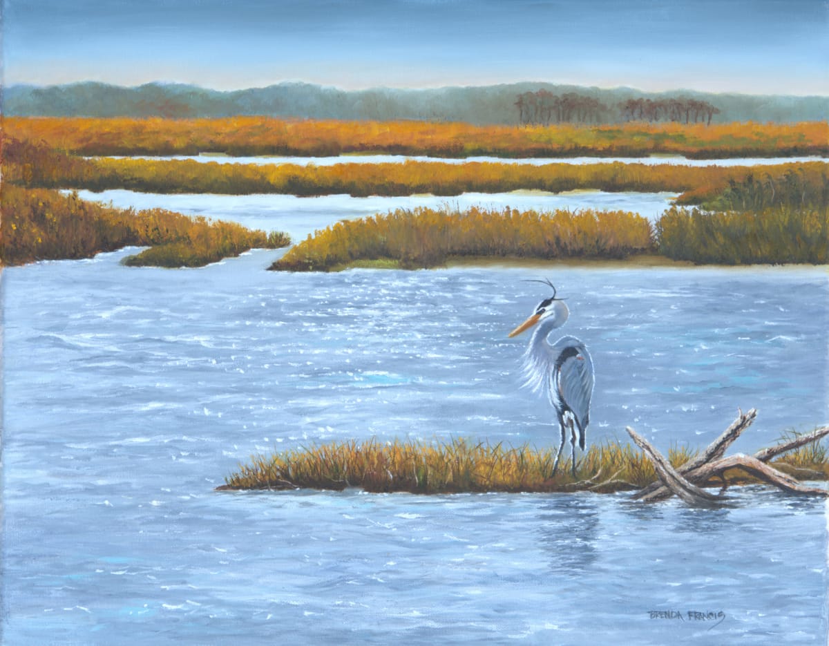 SYMPHONY IN BLUES by Brenda Francis, Image 1.