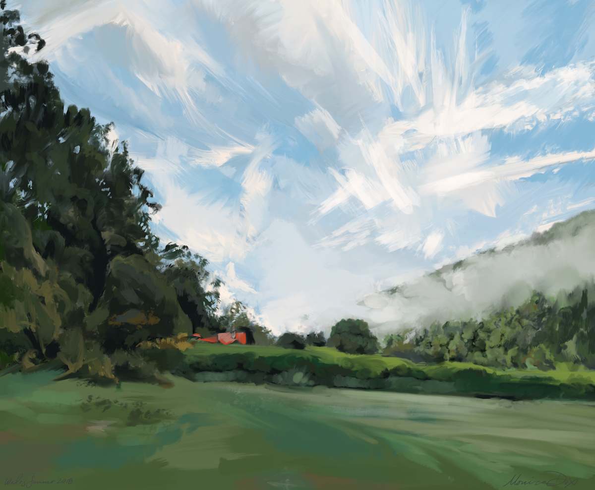 Summer in Wales by Monica Dix 