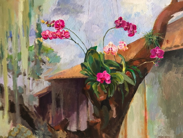 Orchids by Monica Dix 