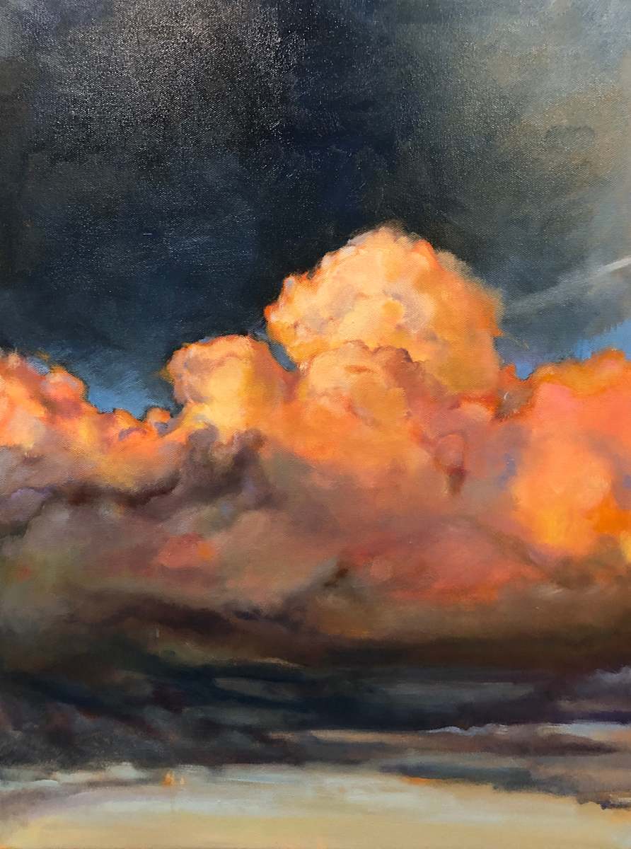 Summer Clouds at Hillsdale College by Monica Dix 