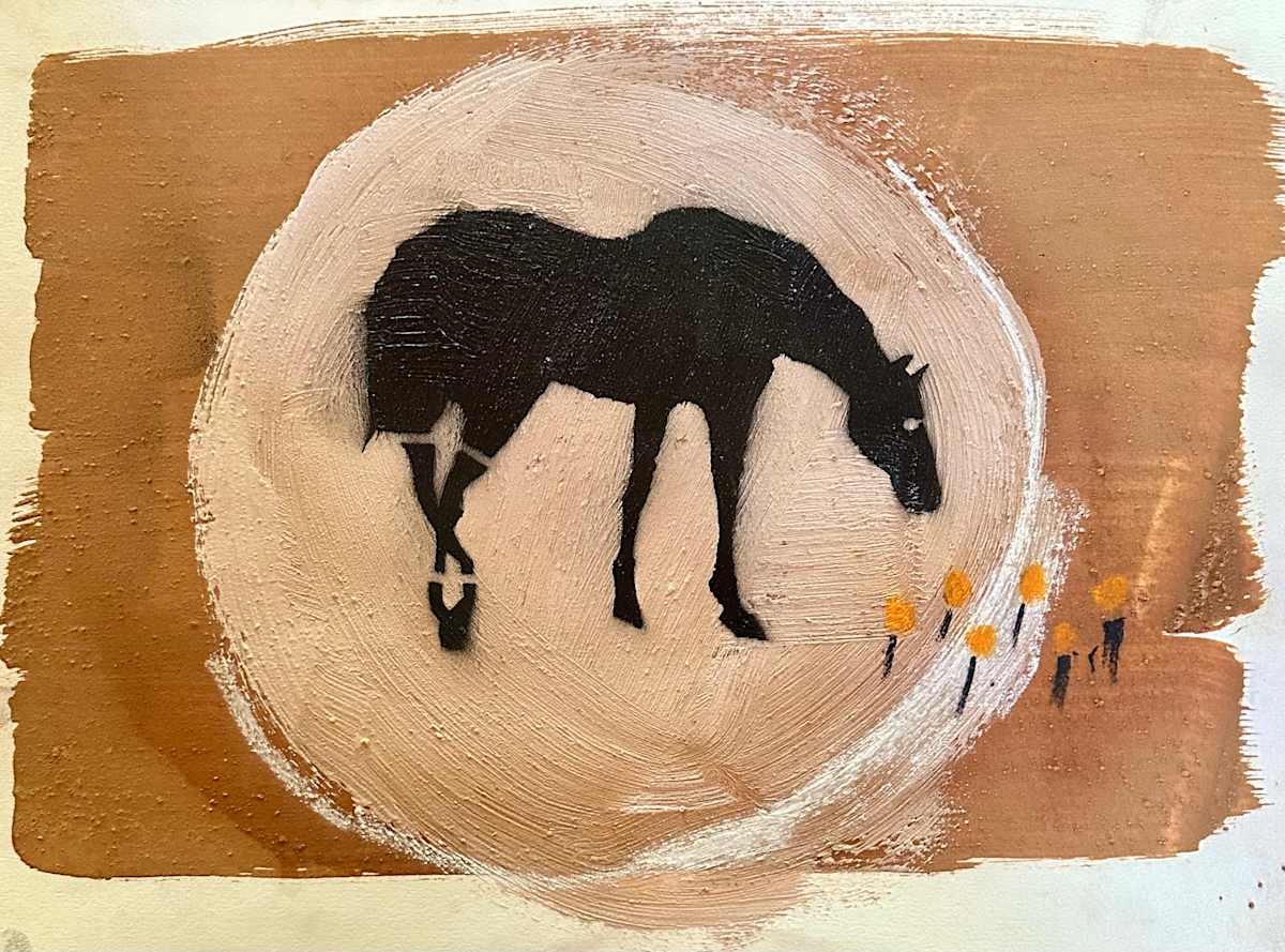 FMOP study on Lake with yellow tops by Steve Baird 