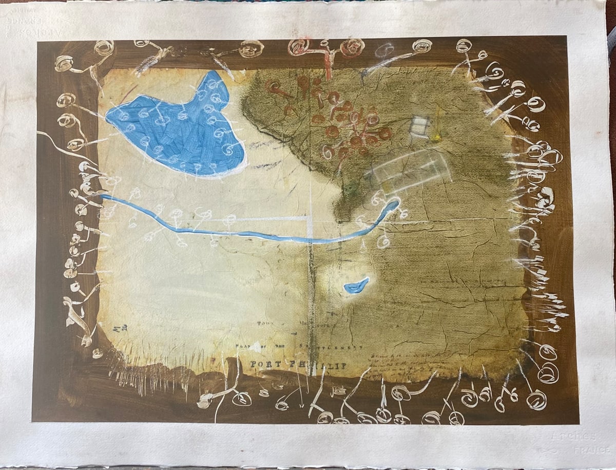 Blue Lake study01 by Steve Baird  Image: Study for Blue Lake