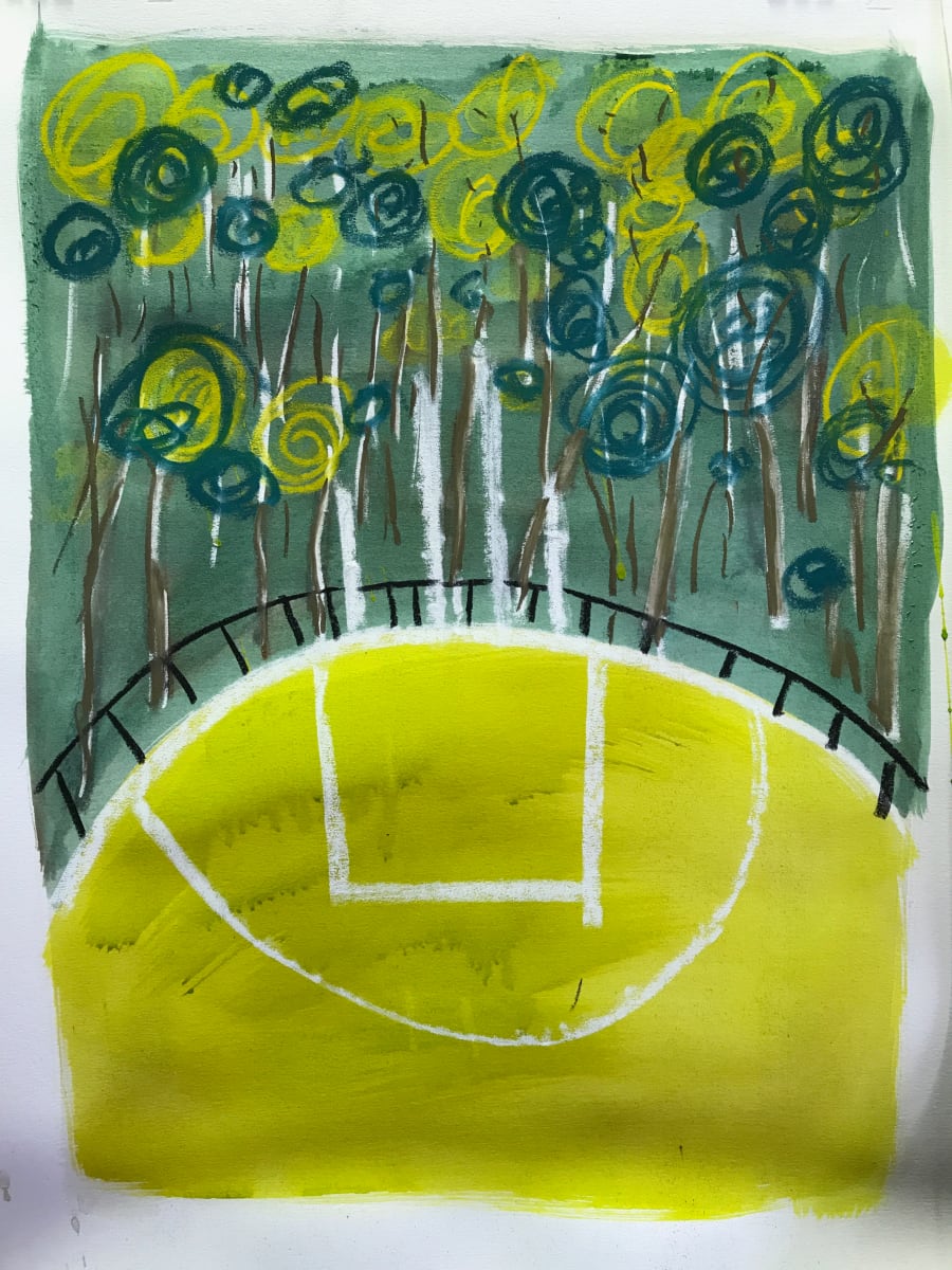 Footy Ground in the Gippsland bush by Steve Baird, Image 1.