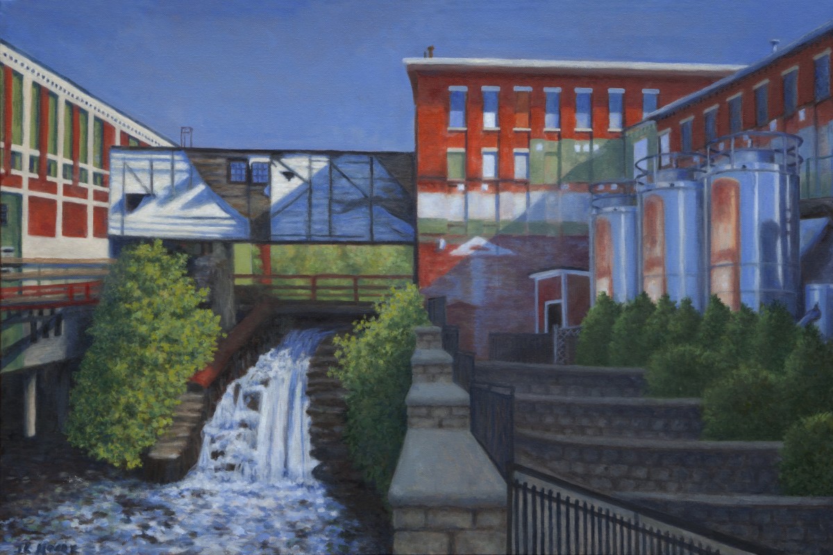 Bates Mill Lower Canal by Janice L. Moore 