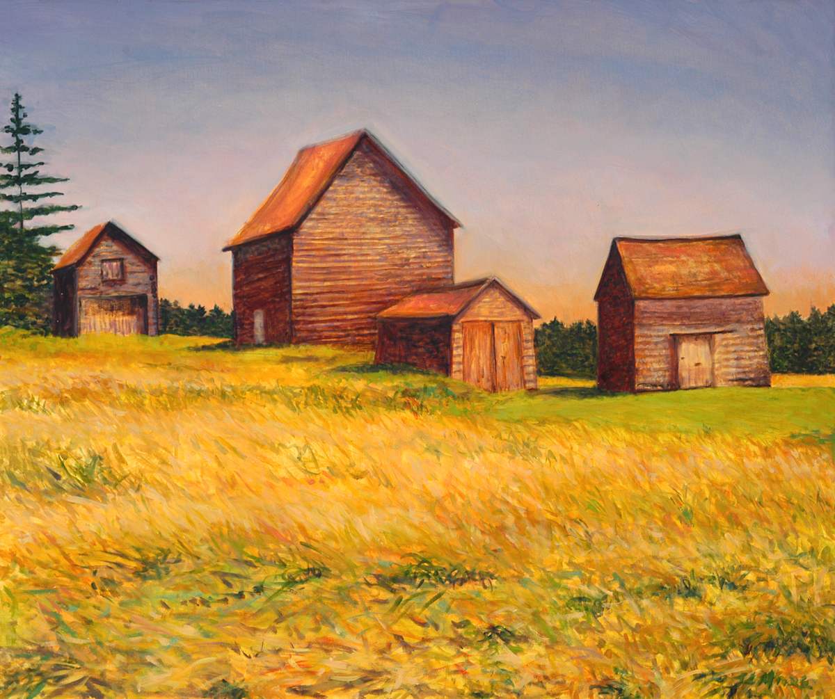 Four Barns, New Edinborough by Janice L. Moore, Image 1.