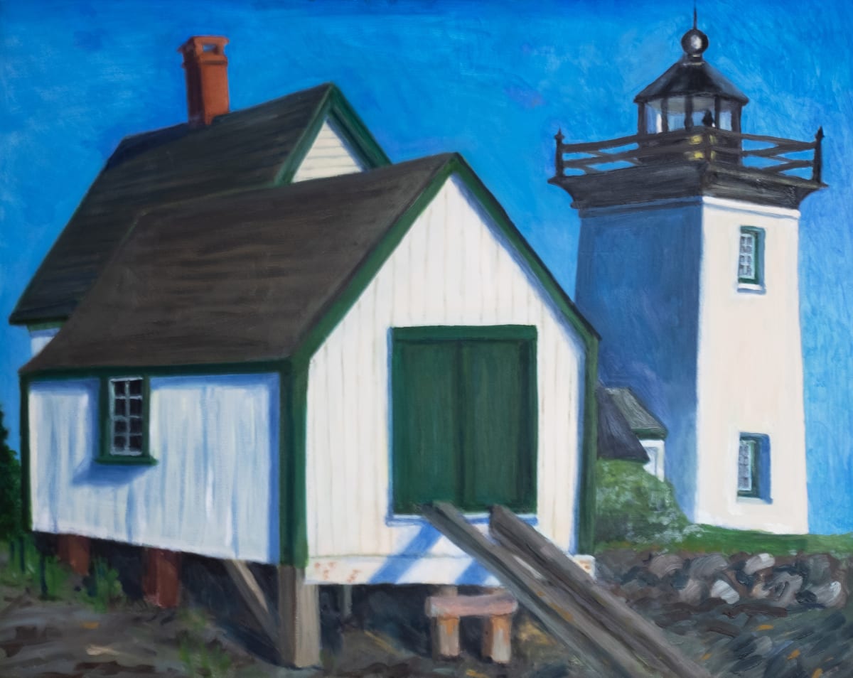 Lighthouse, Islesboro by Janice L. Moore 