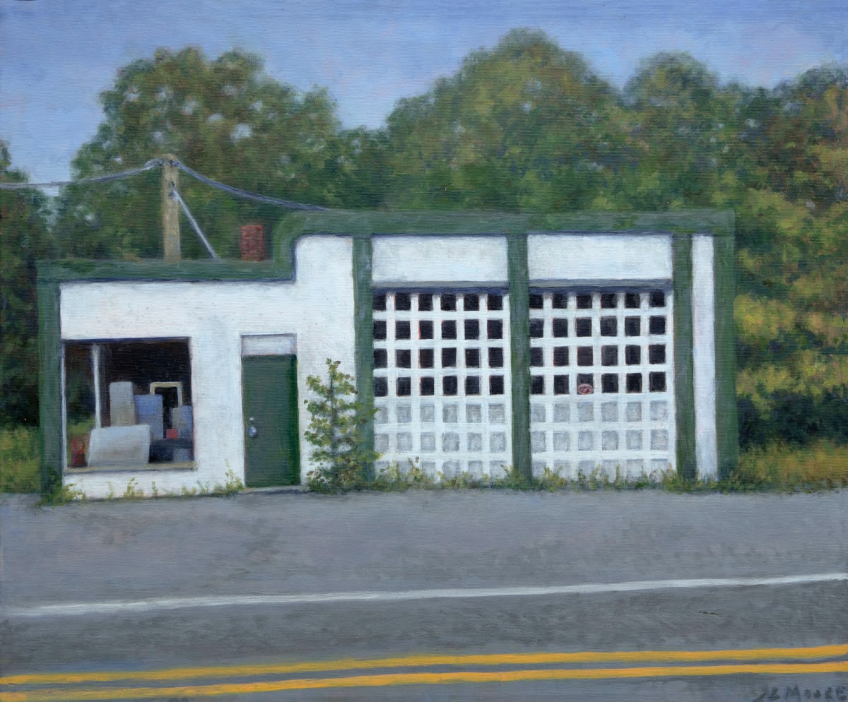 BA Station, Barton (Jack Gillespie's Garage) by Janice L. Moore 