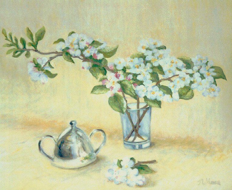 Mrs. Smith's Apple Blossoms by Janice L. Moore 