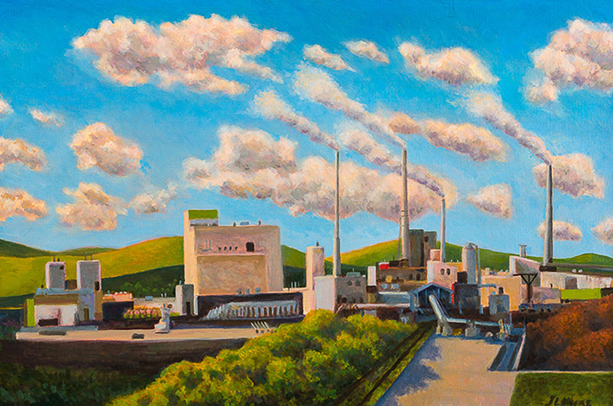 Paper Mill, Rumford by Janice L. Moore 