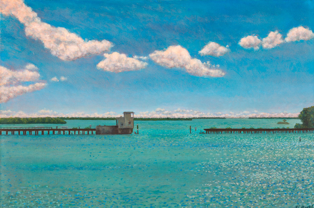 Railroad Bridge, Boca Grande by Janice L. Moore, Image 1.