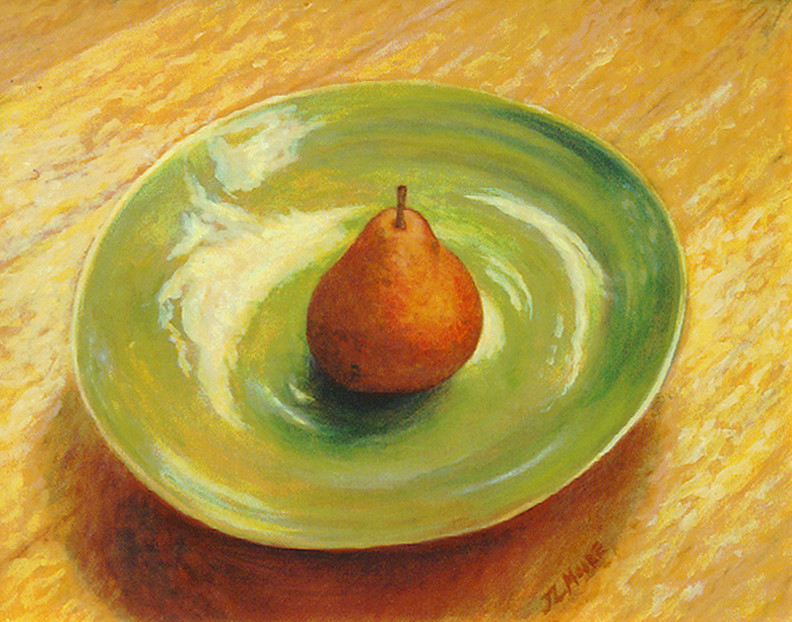 Red Pear by Janice L. Moore, Image 1.