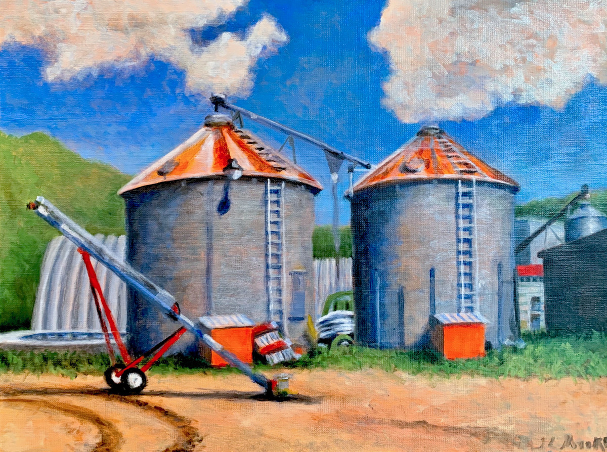 Two Silos, 136 by Janice L. Moore 