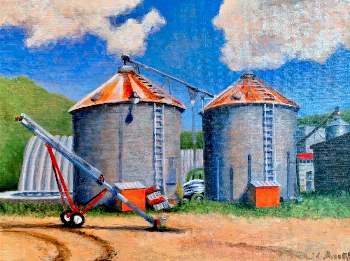 Two Silos, 136 by Janice L. Moore, Image 2.
