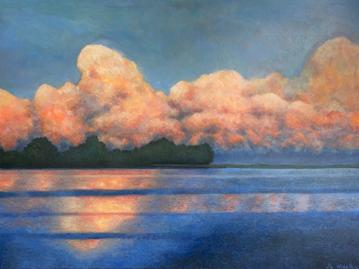 Clouds over Three Sisters by Janice L. Moore 