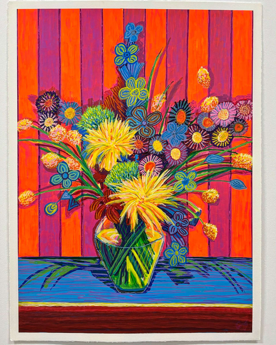 Lavender Stripes by Gyan Samara 