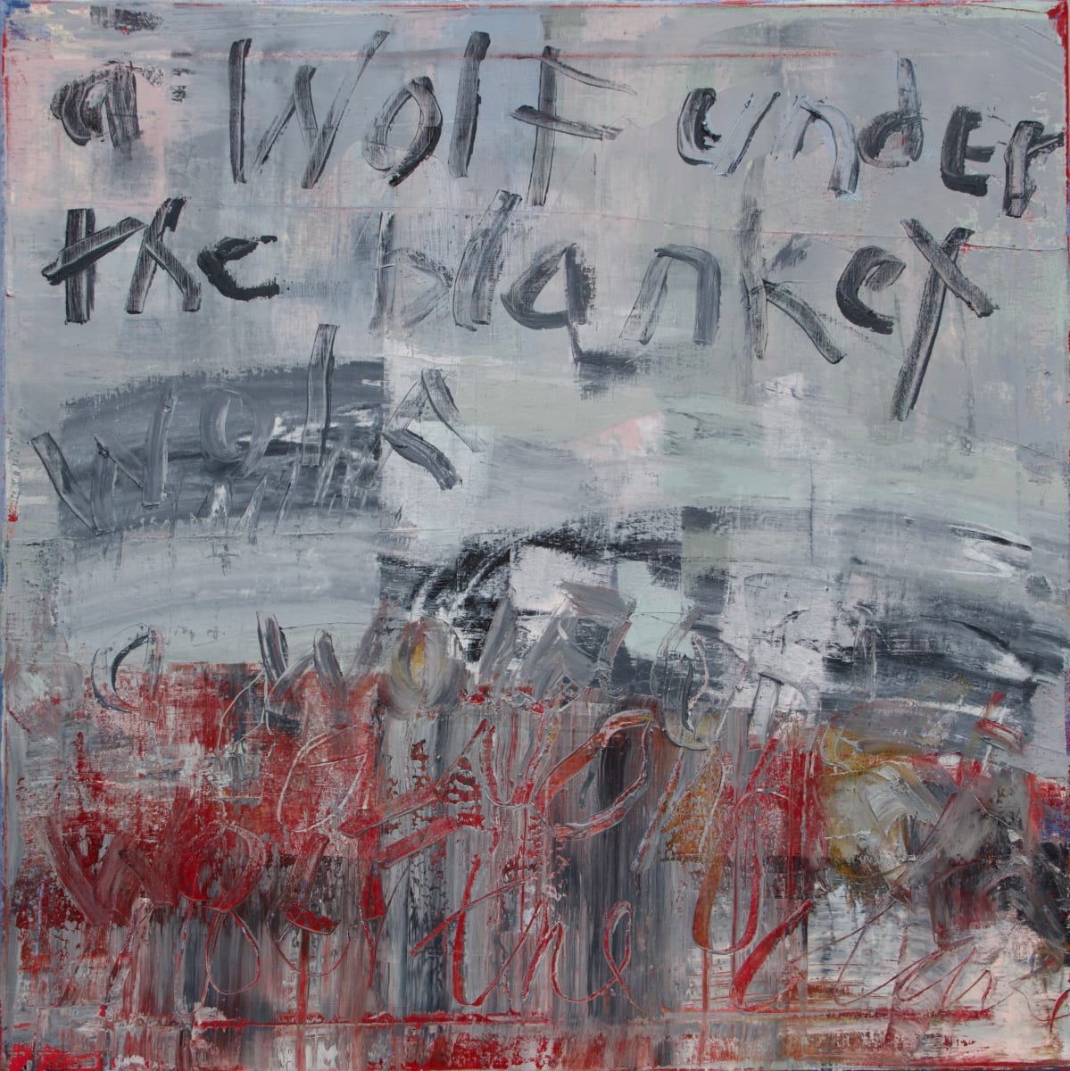 A WOLF UNDER THE BLANKET by BRENT GODFREY, Image 1.