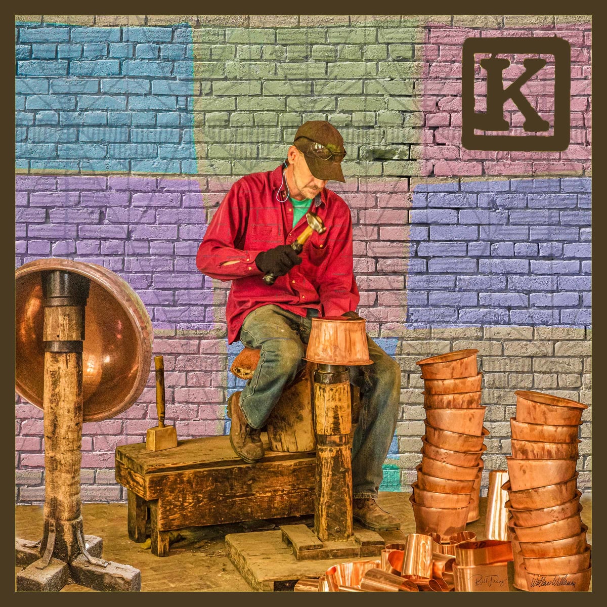 K is for Kettle Maker by Bill Franz 