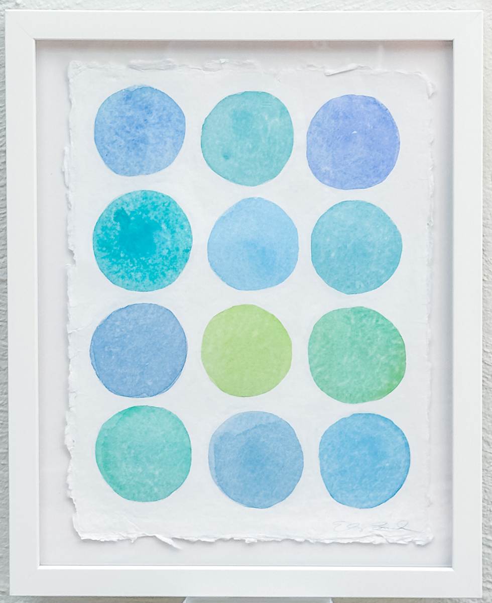 Aqua Dots No. 2 by Elizabeth Bernheisel 