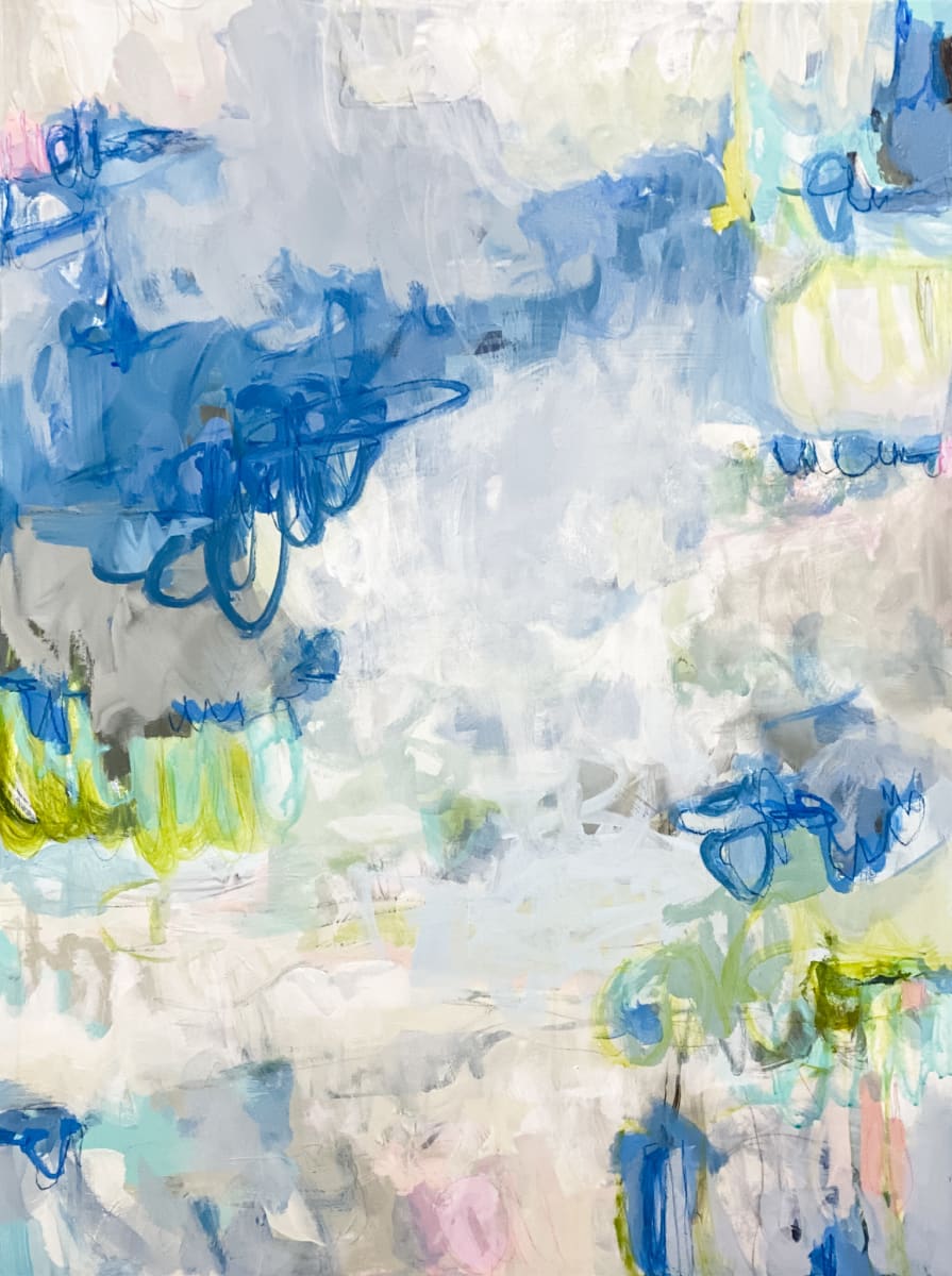 Peaceful Blues II by Elizabeth Bernheisel 