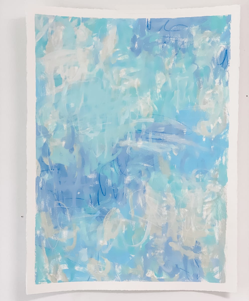 Blue & Aqua Abstract No.1 