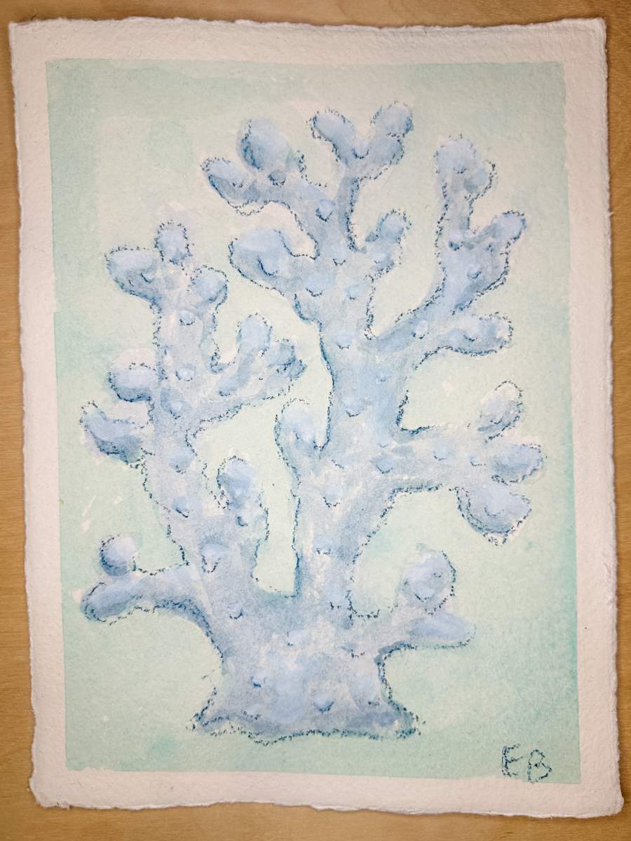 Blue Coral No. 1 by Elizabeth Bernheisel, Image 1.
