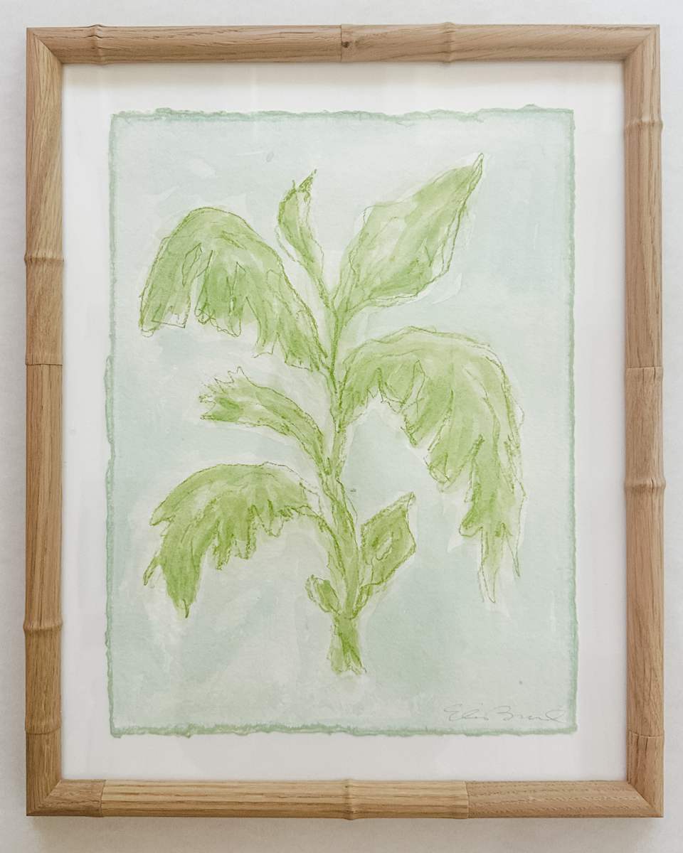 Green Palm Leaves No. 2 by Elizabeth Bernheisel 
