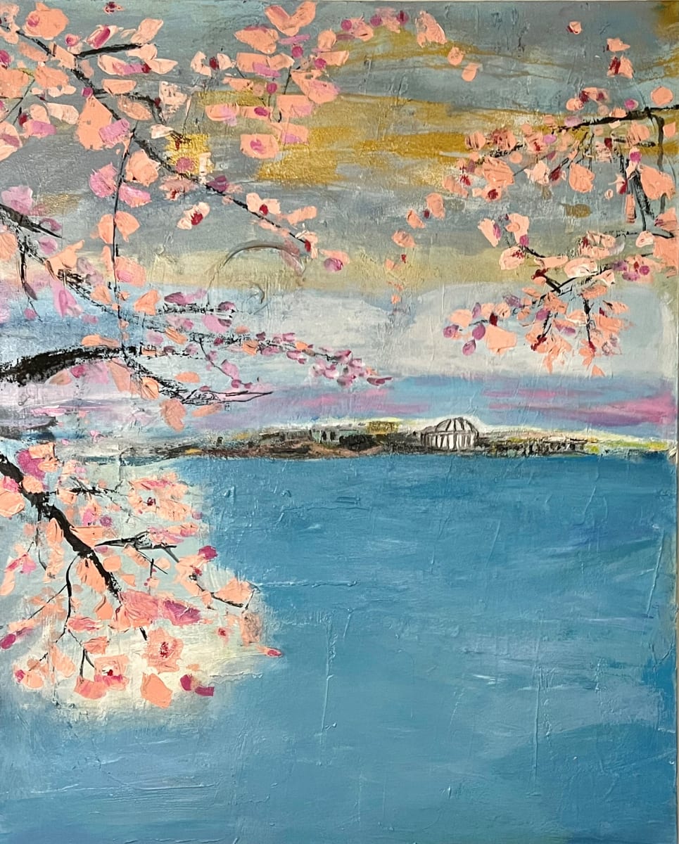 Cherry Blossom Days by Christine Zmuda 